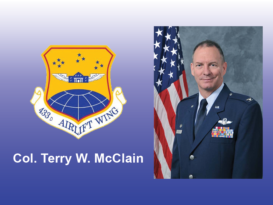 Col. Terry W. McClain biography photo