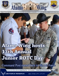 Front page of an Alamo Wing newsletter Front page of an Alamo Wing newsletter